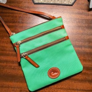 Dooney and Bourke Green Small Crossbody
